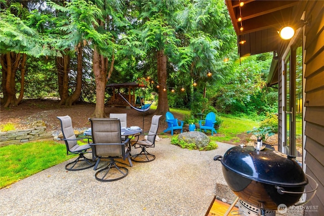 26639 NE Stewart St, Duvall, WA 98019 - view of patio with grilling area and outdoor dining space