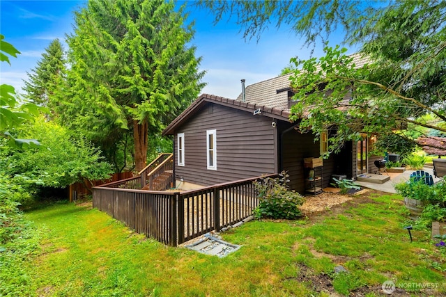26639 NE Stewart St, Duvall, WA 98019 - back of property with a yard and a patio
