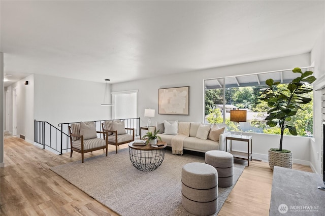 13726 SE 24th St, Bellevue, WA 98005 - living room with wood finished floors