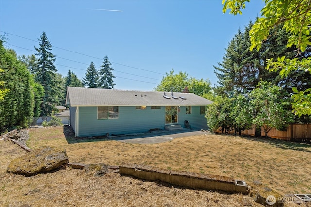 13726 SE 24th St, Bellevue, WA 98005 - rear view of house featuring a patio area and roof with shingles