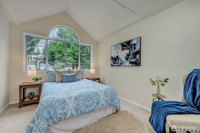 5044 157th Ct NE, Redmond, WA 98052 - bedroom featuring carpet and lofted ceiling