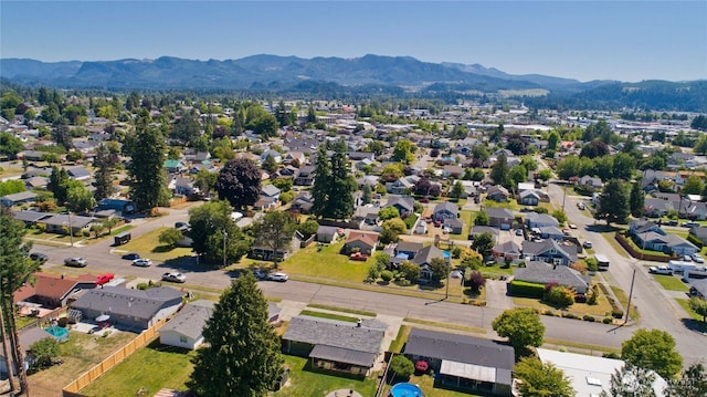 1136 Harding, Enumclaw, WA 98022 - aerial perspective of suburban area featuring a mountainous background
