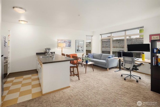 1610 Belmont Ave Unit 314, Seattle, WA 98122 - office space featuring a sink and light colored carpet