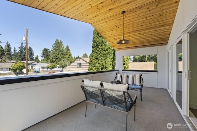 12046 5th Ave NE, Seattle, WA 98125 - balcony with an outdoor hangout area