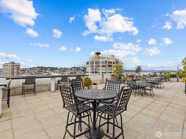 121 Vine St Unit 2405, Seattle, WA 98121 - view of patio / terrace featuring outdoor dining space