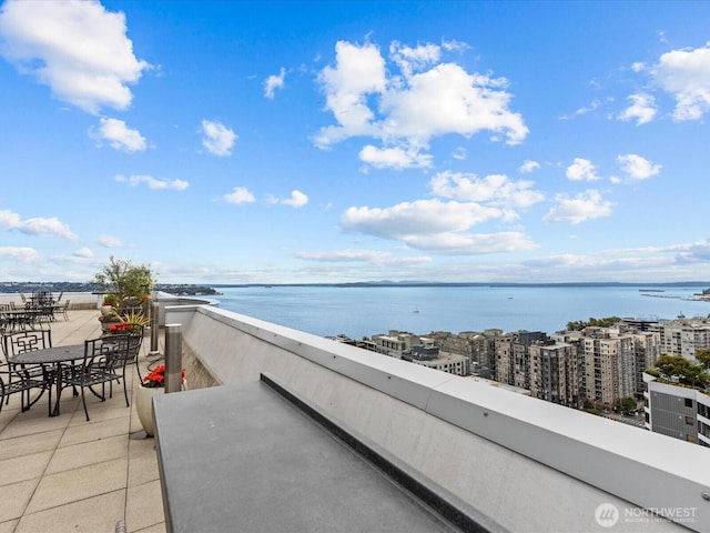 121 Vine St Unit 2405, Seattle, WA 98121 - balcony featuring a water view