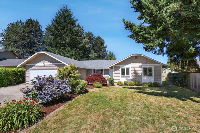 11950 SE 253rd St, Kent, WA 98030 - ranch-style home with a garage and driveway