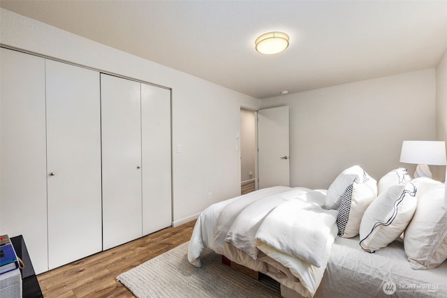 4133 23rd Ave SW, Seattle, WA 98106 - bedroom with light wood finished floors and a closet