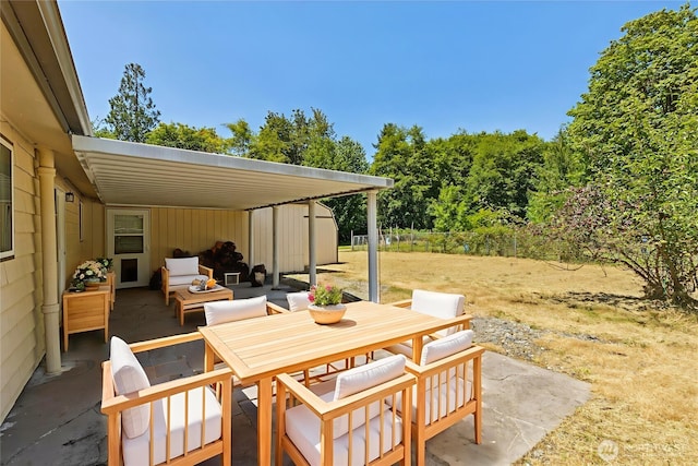 1524 26th Ave NE, Olympia, WA 98506 - view of patio with outdoor dining space
