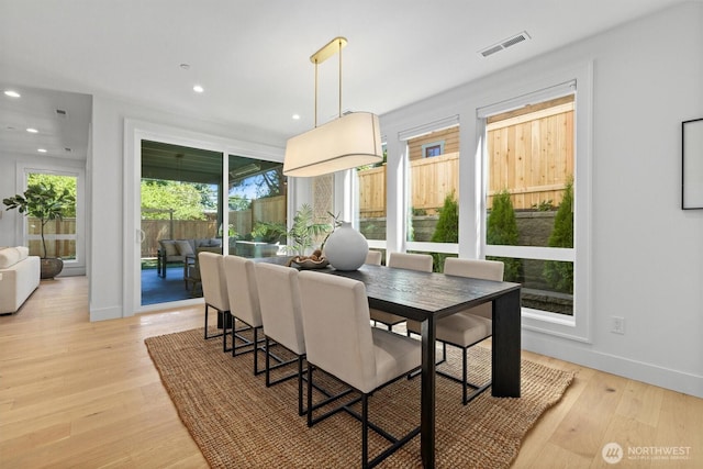 233 19th Ave, Kirkland, WA 98033 - dining space featuring recessed lighting and light wood-type flooring