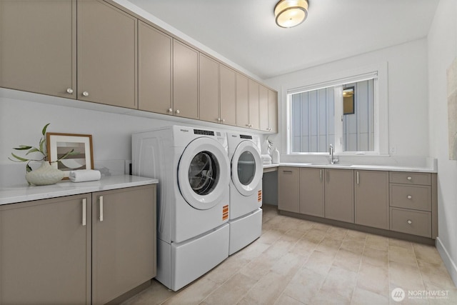 233 19th Ave, Kirkland, WA 98033 - laundry room with separate washer and dryer and cabinet space