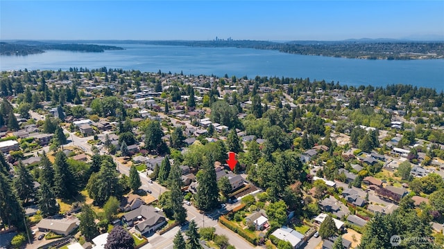 233 19th Ave, Kirkland, WA 98033 - aerial view of residential area with a nearby body of water