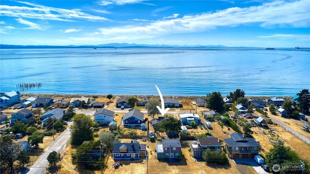724 Walters Ln, Point Roberts, WA 98281 - aerial view of residential area with a water and mountain view