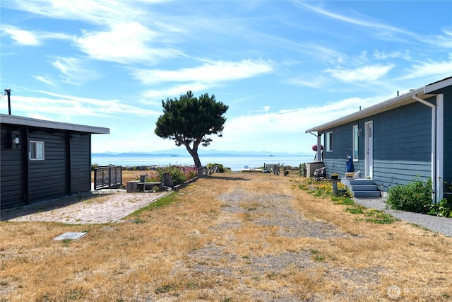 724 Walters Ln, Point Roberts, WA 98281 - view of yard with a water view