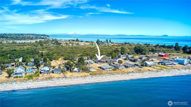 724 Walters Ln, Point Roberts, WA 98281 - aerial perspective of suburban area featuring a nearby body of water