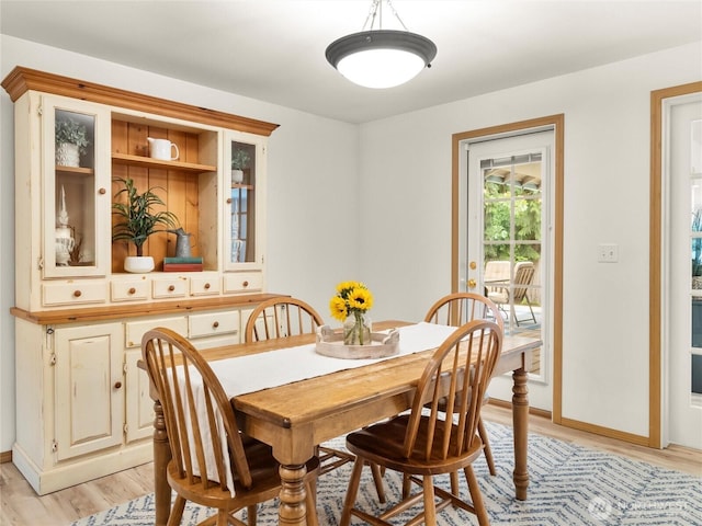15428 Bornstein Ln SE, Yelm, WA 98597 - dining room with light wood-style flooring