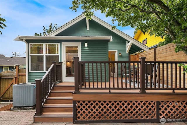 4010 Interlake Ave N, Seattle, WA 98103 - rear view of house featuring a deck