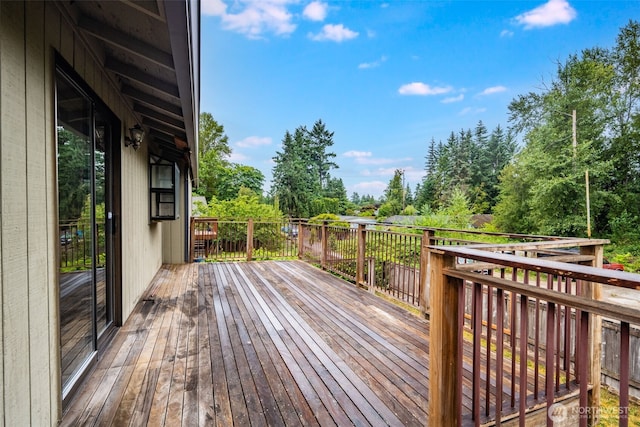 31107 11th Pl SW, Federal Way, WA 98023 - deck featuring view of scattered trees