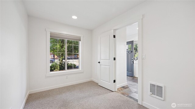 208 Sagebrook Ln, Cle Elum, WA 98922 - unfurnished room featuring light carpet and recessed lighting
