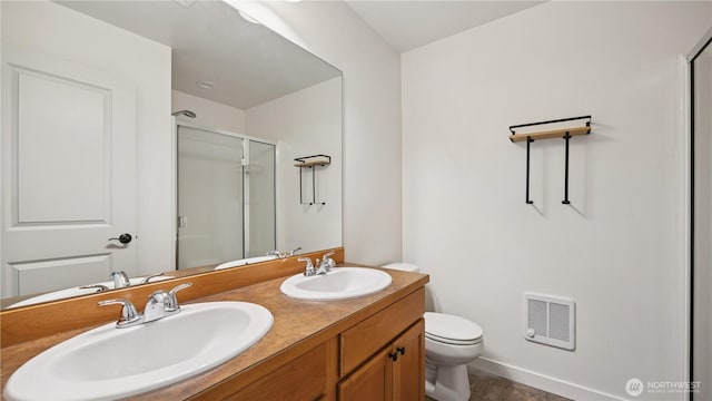 208 Sagebrook Ln, Cle Elum, WA 98922 - bathroom featuring a shower stall and double vanity