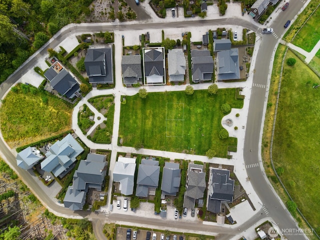 100 Horseshoe Ln, Pacific Beach, WA 98571 - aerial overview of property's location with nearby suburban area