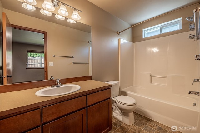 2124 Citation Loop, Wenatchee, WA 98801 - bathroom featuring healthy amount of natural light,  shower combination, and vanity