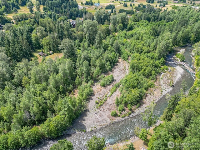 71 Waggler Way, Sequim, WA 98382 - aerial view of property's location featuring a heavily wooded area