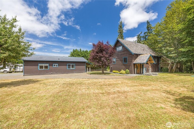 71 Waggler Way, Sequim, WA 98382 - back of property with a yard