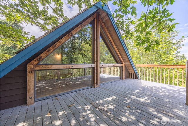 71 Waggler Way, Sequim, WA 98382 - view of wooden deck