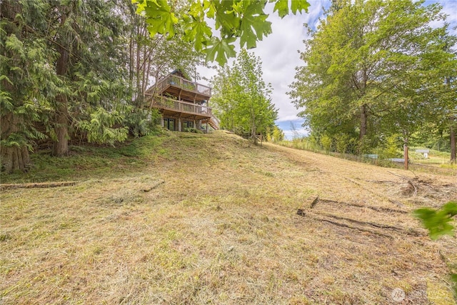 71 Waggler Way, Sequim, WA 98382 - view of yard with a deck