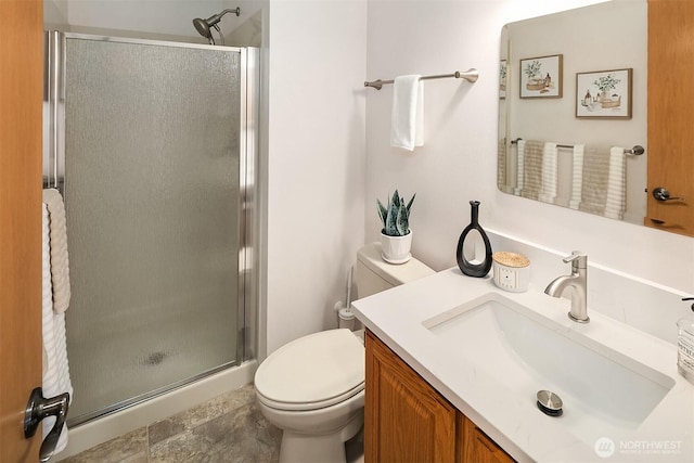 12820 SE 243rd St, Kent, WA 98030 - full bathroom with vanity and a stall shower