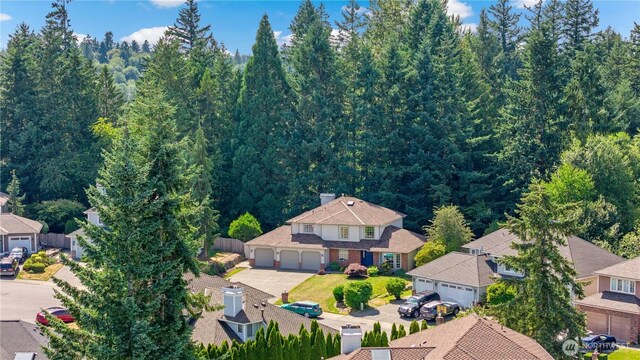 12820 SE 243rd St, Kent, WA 98030 - aerial perspective of suburban area