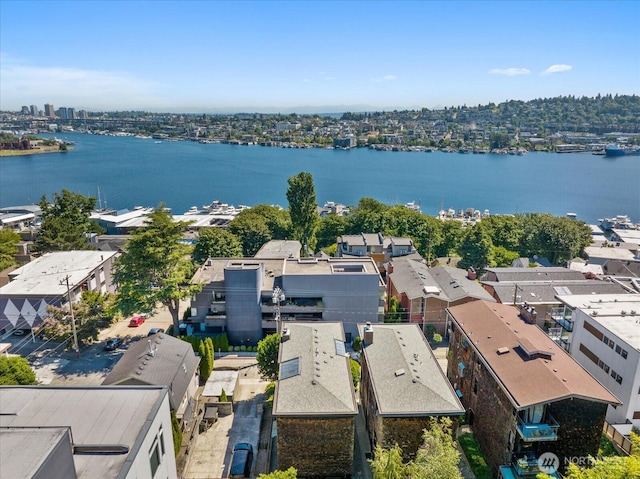 2035 Waverly Pl N, Seattle, WA 98109 - aerial view of residential area featuring a large body of water