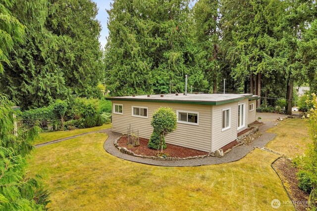 4210 Lakeway Dr, Bellingham, WA 98229 - view of property exterior with a yard