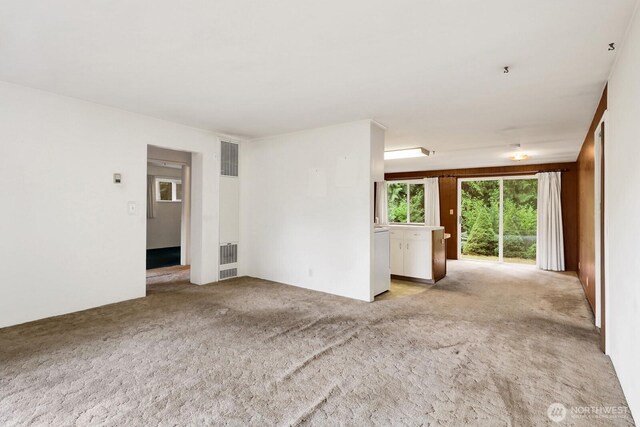 4210 Lakeway Dr, Bellingham, WA 98229 - spare room with light colored carpet and a heating unit