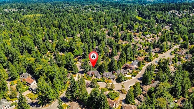 2444 220th Pl NE, Sammamish, WA 98074 - aerial overview of property's location featuring a forest