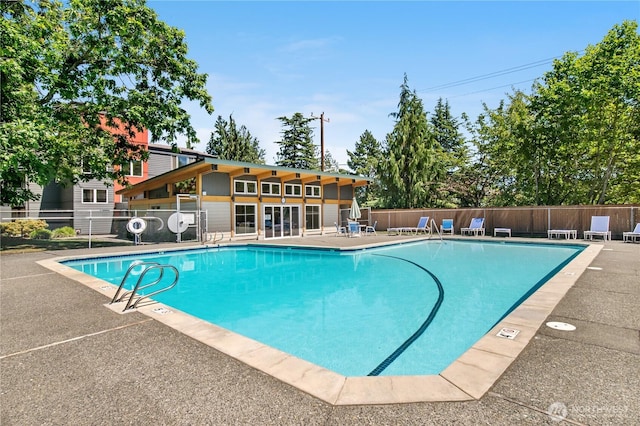 7021 Sand Point Way NE Unit B201, Seattle, WA 98115 - community pool featuring a patio area