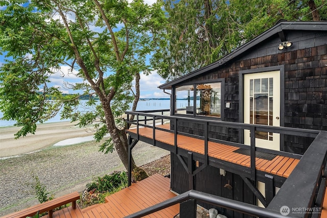 11212 SW 125th St, Vashon, WA 98070 - deck with a water view