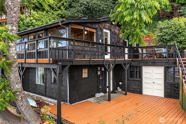 11212 SW 125th St, Vashon, WA 98070 - view of deck