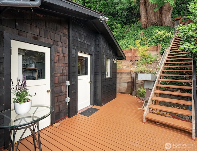 11212 SW 125th St, Vashon, WA 98070 - view of wooden terrace