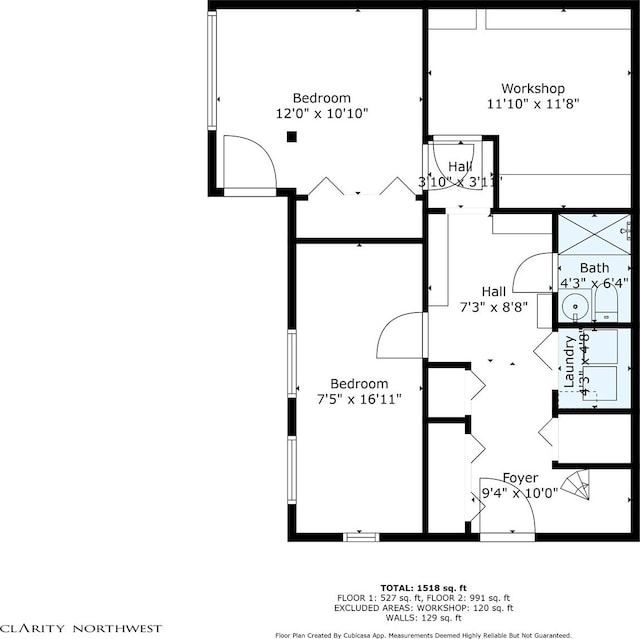 11212 SW 125th St, Vashon, WA 98070 - view of property floor plan