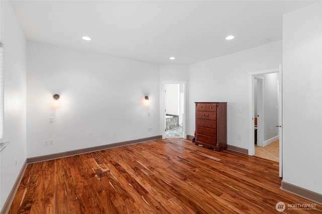 10 Legacy Ln, Elma, WA 98541 - empty room with wood finished floors and recessed lighting