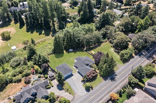 7104 84th St E, Puyallup, WA 98371 - aerial overview of property's location with nearby suburban area