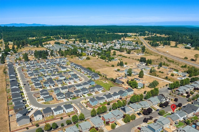 15230 Kayla St SE, Yelm, WA 98597 - aerial overview of property's location featuring nearby suburban area