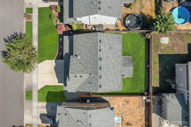 15230 Kayla St SE, Yelm, WA 98597 - aerial view of a pool area