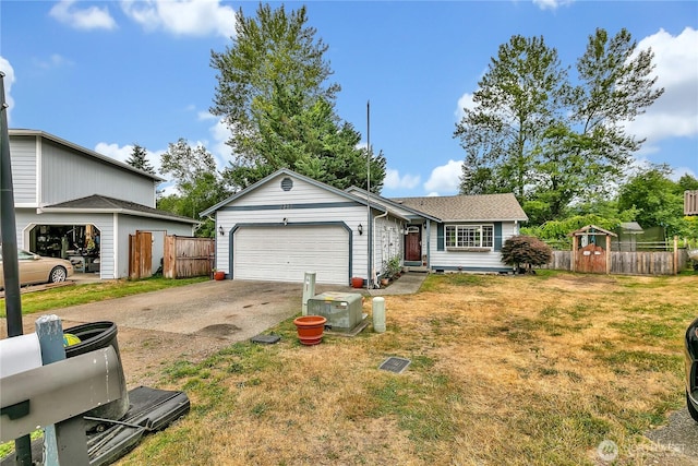 223 Nugget Rd, Gold Bar, WA 98251 - view of front of property with an attached garage and driveway