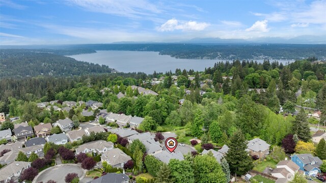 4569 162nd Ln SE, Bellevue, WA 98006 - aerial view of property's location with nearby suburban area