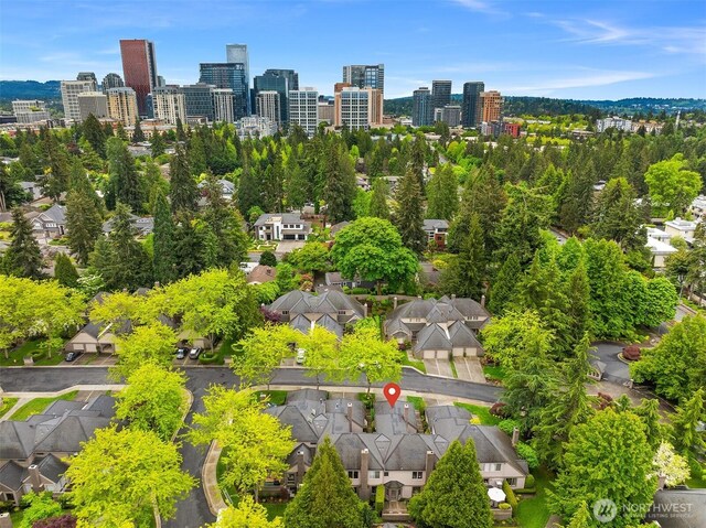 1732 Bellevue Way NE, Bellevue, WA 98004 - bird's eye view