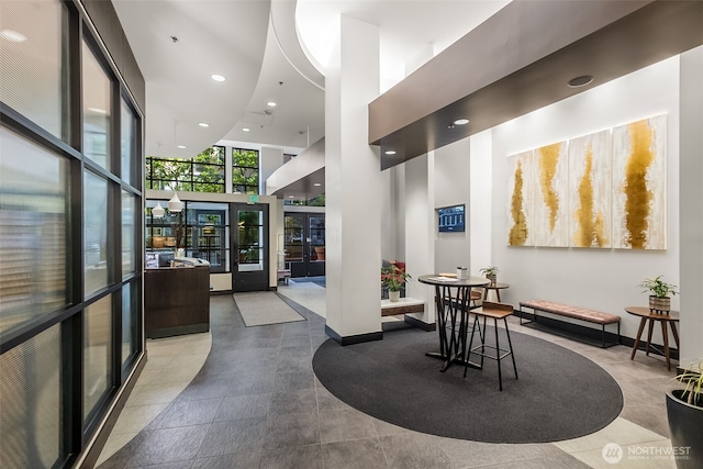 2607 Western Ave Unit 655, Seattle, WA 98121 - lobby featuring recessed lighting and a towering ceiling