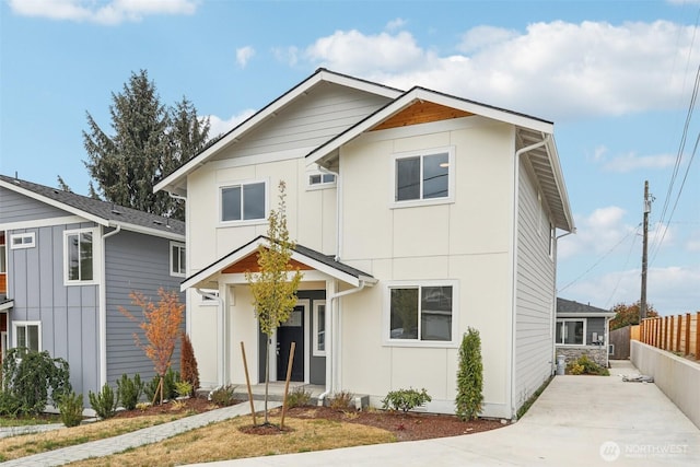 3102 44th Ave NE, Tacoma, WA 98422 - modern home with driveway and board and batten siding